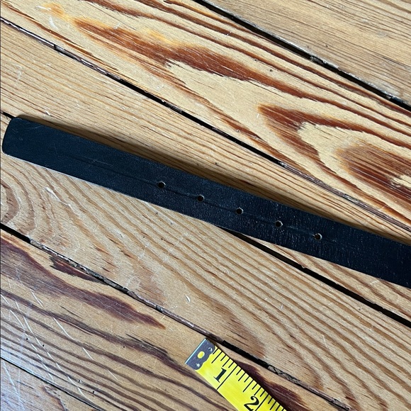 Banana Republic Leather Belt with Bamboo & Polished Brass Buckle - Picture 4 of 4